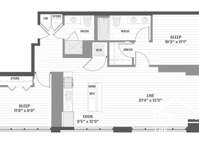 Property at 808 N Wells St Unit 2BR2BA, Chicago, IL, 60610, 2 beds, 2 baths, [object Object]