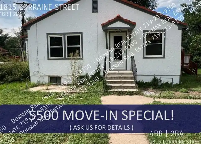Property at 1815 Lorraine St, Colorado Springs, CO, 80905, 4 beds, 2 baths, [object Object]