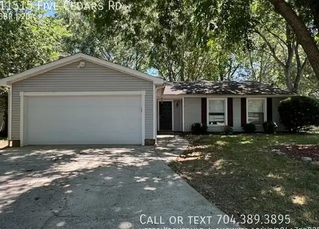 Property at 11515 Five Cedars Rd, Charlotte, NC, 28226, 3 beds, 2 baths, [object Object]