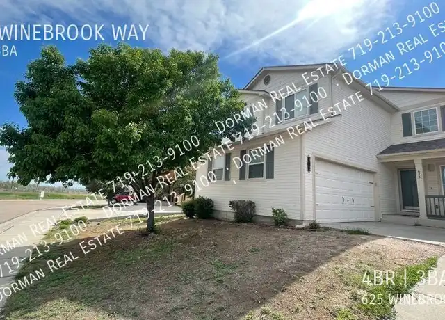Property at 625 Winebrook Way, Fountain, CO, 80817, 4 beds, 3 baths, [object Object]