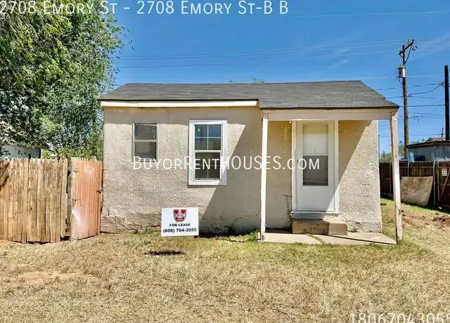 Property at 2708 Emory St Unit 2708 Emory St-B B, Lubbock, TX, 79415, 1 bed, 1 bath, [object Object]