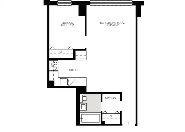 Property at 340 E 34th St Unit 8B, New York, NY, 10016, 1 bed, 1 bath, [object Object]