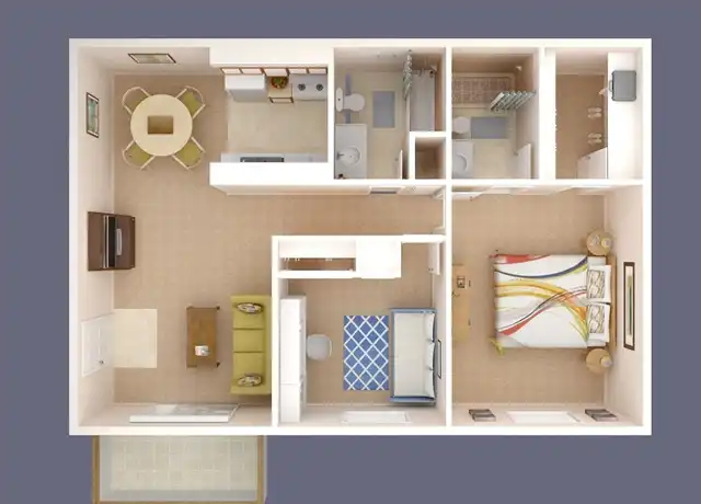 Property at 1128 Glade Ave Unit 135, Oklahoma City, OK, 73127, 1 bed, 1 bath, [object Object]