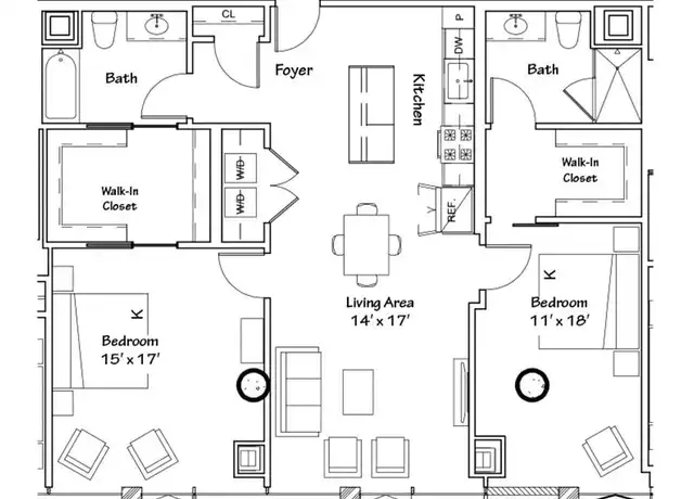Property at 1010 Lake St Unit 1803, Oak Park, IL, 60301, 2 beds, 2 baths, [object Object]