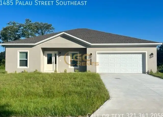 Property at 1485 Palau St SE, Palm Bay, FL, 32909, 4 beds, 2 baths, [object Object]