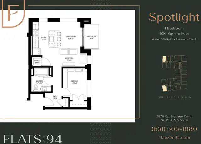 Property at 1870 Old Hudson Rd Unit 401 Spotlight, St Paul, MN, 55119, 1 bed, 1 bath, [object Object]