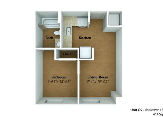 Property at 1142 W Grace St Unit G5, Richmond, VA, 23220, 1 bed, 1 bath, [object Object]