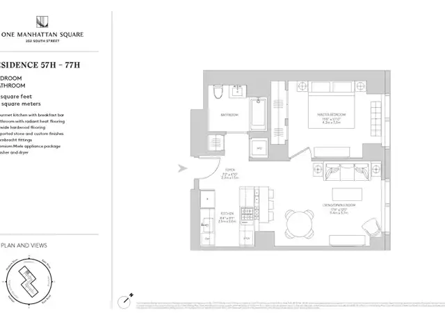 Property at 252 South St Unit 71H, New York, NY, 10002, 1 bed, 1 bath, [object Object]