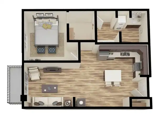 Property at 1301 Weeks Ave Unit 311, Superior, WI, 54880, 1 bed, 1 bath, [object Object]