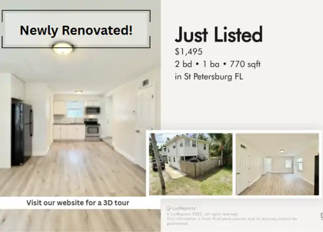 Property at 725 21st Ave S Unit A, St. Petersburg, FL, 33705, 2 beds, 1 bath, [object Object]