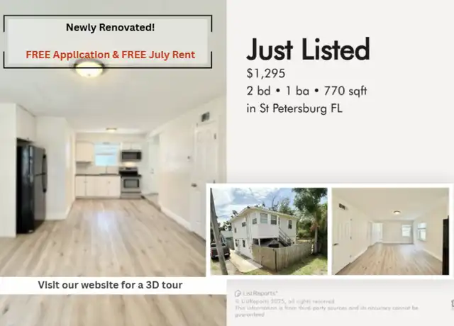 Property at 725 21st Ave S Unit A, St. Petersburg, FL, 33705, 2 beds, 1 bath, [object Object]