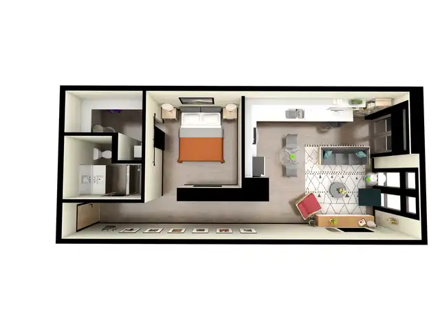 Property at 418 S Tejon St, Colorado Springs, CO, 80903, 1 bed, 1 bath, [object Object]