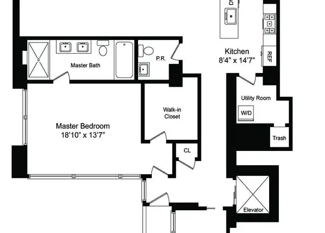 Property at 471 Washington St Unit 4A, New York, NY, 10013, 1 bed, 1.5 baths, [object Object]