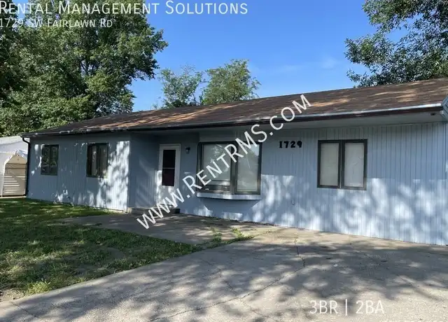 Property at 1729 SW Fairlawn Rd, Topeka, KS, 66604, 3 beds, 2 baths, [object Object]