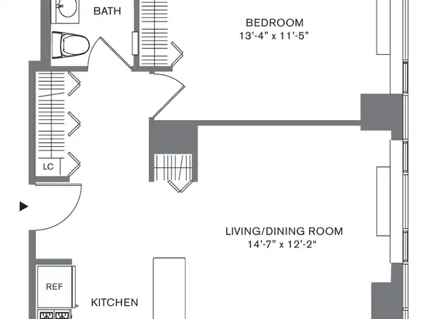 Property at 88 Leonard St Unit 1702, New York, NY, 10013, 1 bed, 1 bath, [object Object]