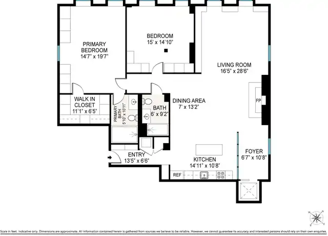 Property at 4345 Wooster St Unit 5W, New York, NY, 10013, 2 beds, 2 baths, [object Object]