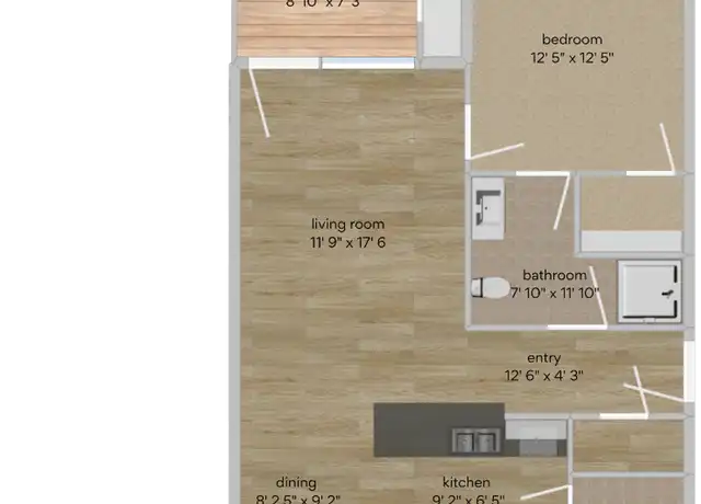 Property at 3400 Briarcliff Dr, Greenville, NC, 27834, 1 bed, 1 bath, [object Object]