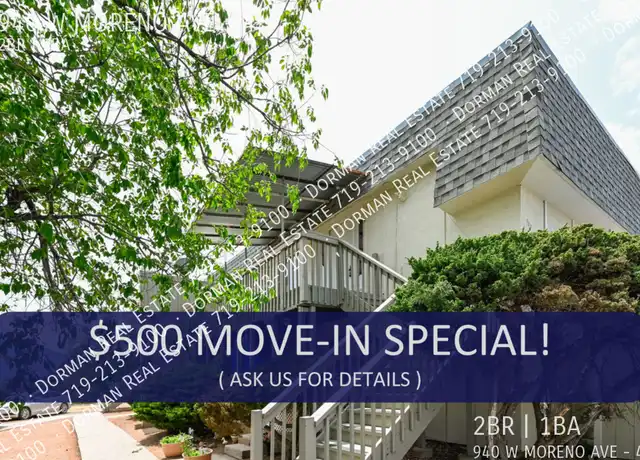 Property at 940 W Moreno Ave Unit 4, Colorado Springs, CO, 80905, 2 beds, 1 bath, [object Object]
