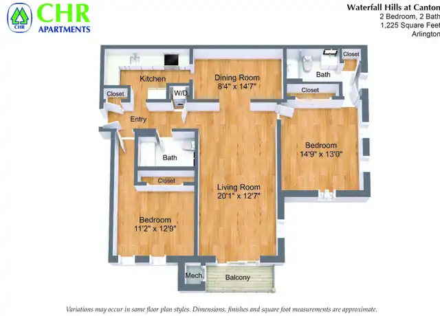 Property at 46 Waterfall Dr Unit M, Canton, MA, 02021, 2 beds, 2 baths, [object Object]