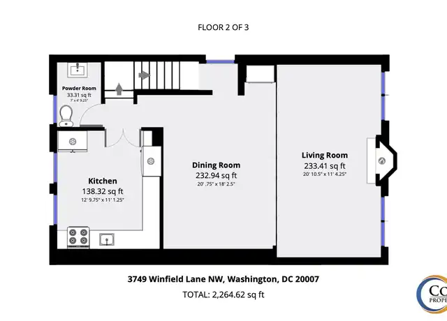 Property at 3749 Winfield Ln NW, Washington, DC, 20007, 3 beds, 3 baths, [object Object]