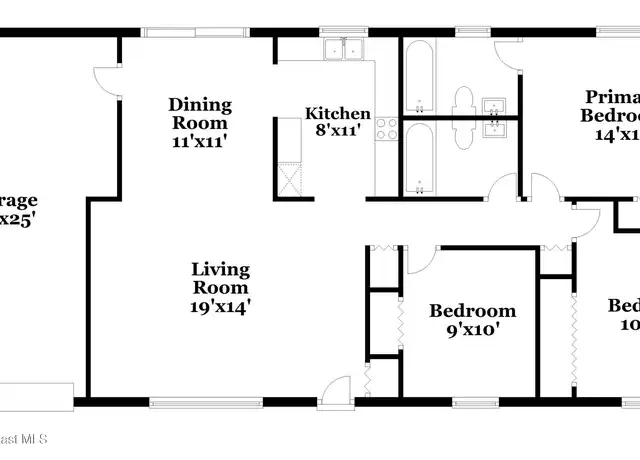 Property at 995 Armstrong Rd SE, Palm Bay, FL, 32909, 3 beds, 2 baths, [object Object]