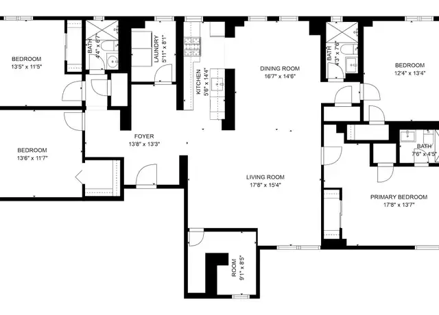 Property at 201 E 35th St Unit 8A, New York, NY, 10016, 4 beds, 3 baths, [object Object]