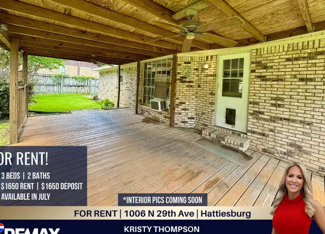 Property at 1006 N 29th Ave, Hattiesburg, MS, 39401, 3 beds, 2 baths, [object Object]