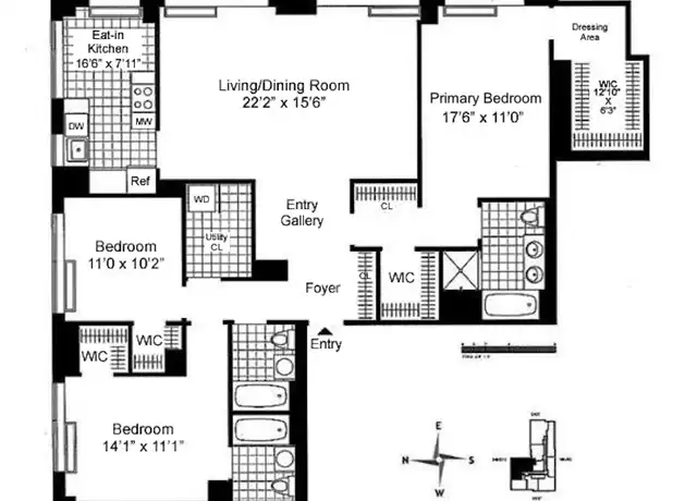 Property at 217 E 96th St Unit 35B, New York, NY, 10128, 3 beds, 2.5 baths, [object Object]
