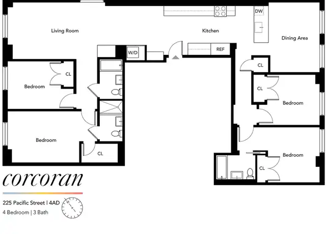 Property at 225 Pacific St Unit 4AD, Brooklyn, NY, 11201, 4 beds, 3 baths, [object Object]
