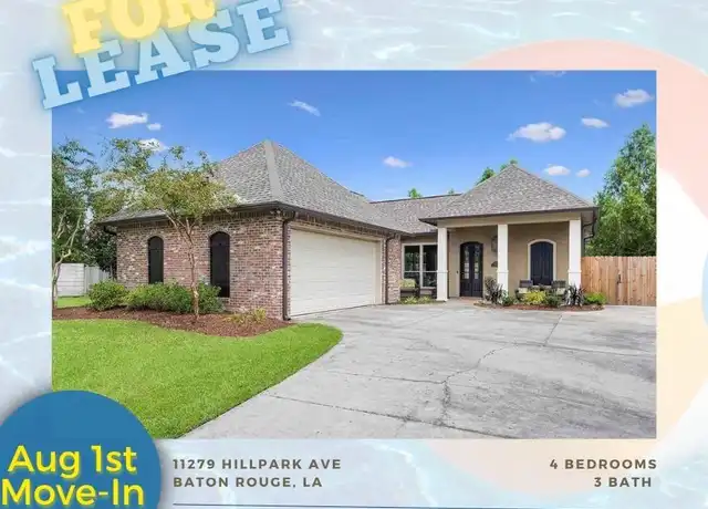 Property at 11279 Hillpark Ave, Baton Rouge, LA, 70810, 4 beds, 3 baths, [object Object]