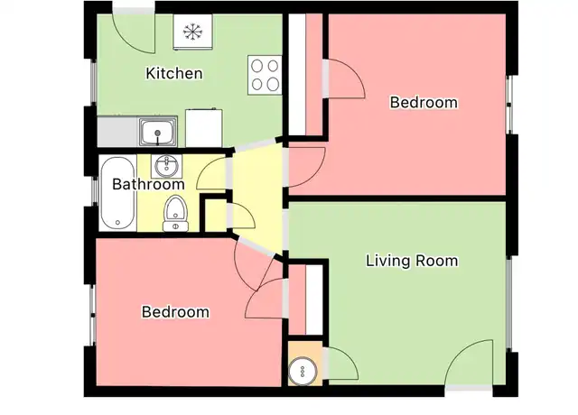 Property at 1214 16th St N, Birmingham, AL, 35204, 2 beds, 1 bath, [object Object]