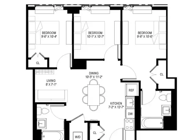 Property at 1440 Amsterdam Ave Unit 1610, New York, NY, 10027, 3 beds, 2 baths, [object Object]