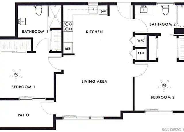 Property at 3909 Voltaire St Unit 310, San Diego, CA, 92107, 2 beds, 2 baths, [object Object]