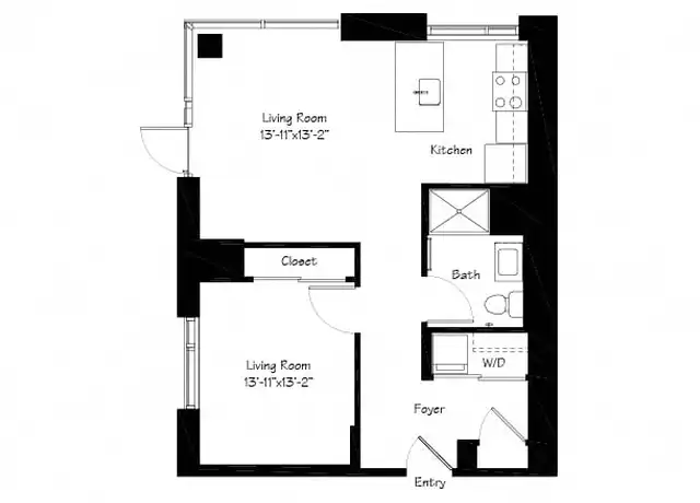 Property at 250 Kendall St Unit 202, Cambridge, MA, 02142, 1 bed, 1 bath, [object Object]