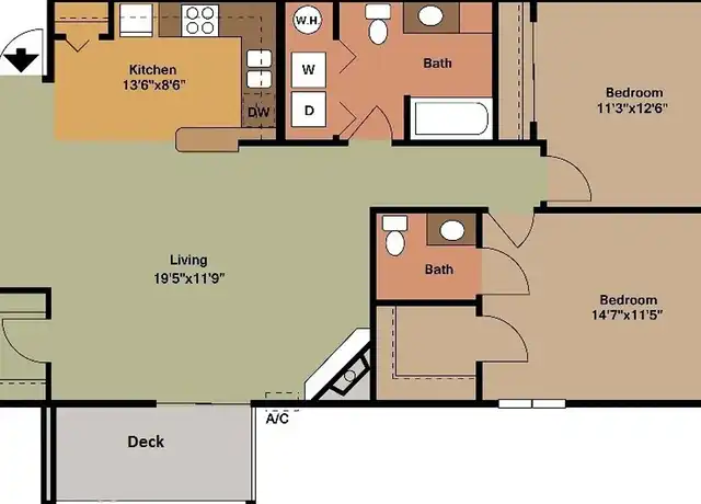 Property at Park Creek Apartments, LLC - 201 Monroe St, Beaver Dam, WI, 53916, 1-2 bed, 1-1.5 bath, [object Object]