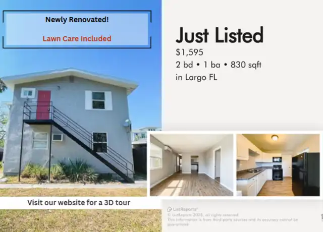 Property at 1045 11th Ave NW Unit 7, Largo, FL, 33770, 2 beds, 1 bath, [object Object]