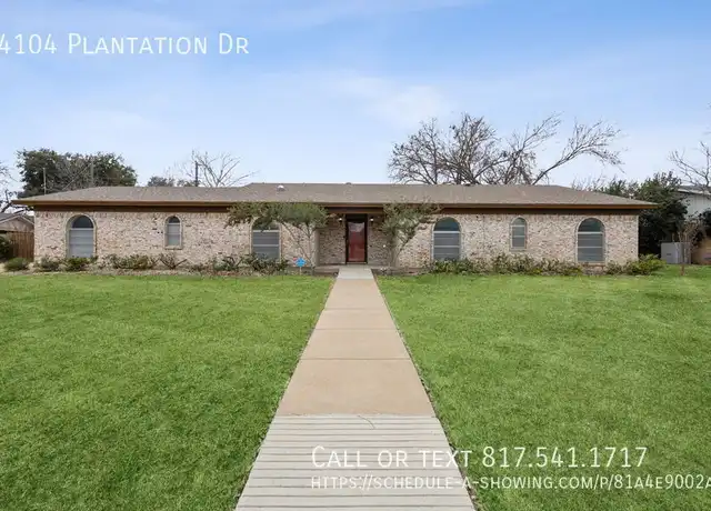 Property at 4104 Plantation Dr, Benbrook, TX, 76116, 4 beds, 2 baths, [object Object]