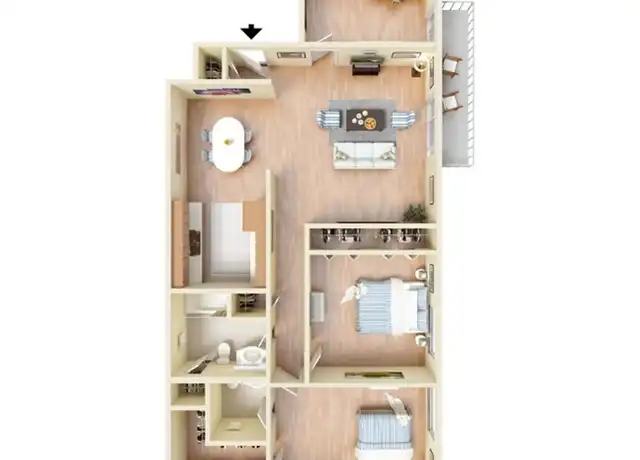 Property at 8500 Granville Pkwy Unit 5-524, La Vista, NE, 68128, 2 beds, 1.5 baths, [object Object]
