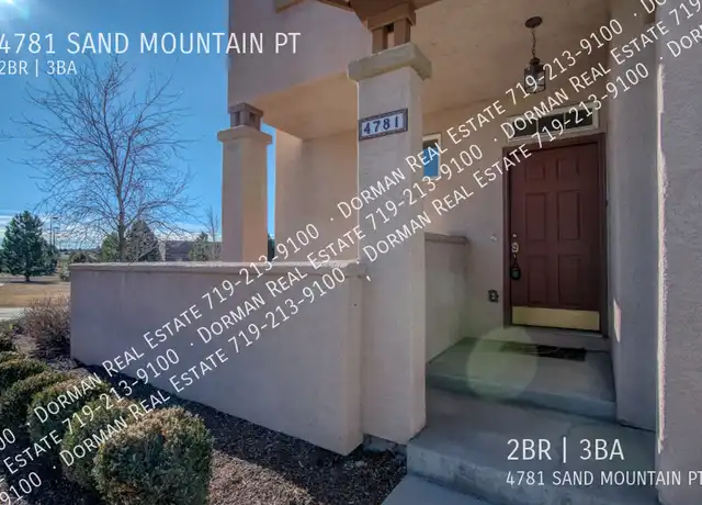 Property at 4781 Sand Mountain Pt, Colorado Springs, CO, 80923, 2 beds, 2.5 baths, [object Object]