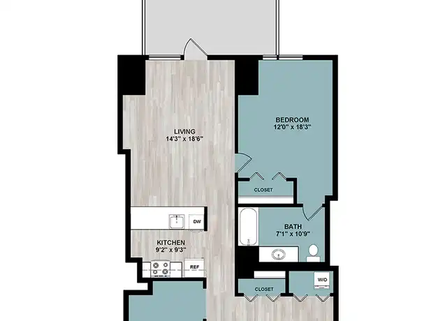 Property at 150 Forest Ave Unit 509, Oak Park, IL, 60301, 1 bed, 2 baths, [object Object]