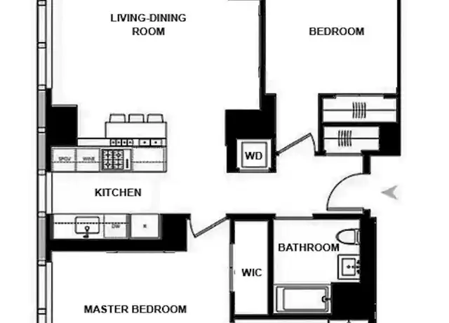Property at 252 South St Unit 45L, New York, NY, 10002, 2 beds, 2 baths, [object Object]