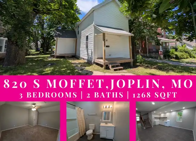 Property at 820 S Moffet Ave, Joplin, MO, 64801, 3 beds, 2 baths, [object Object]