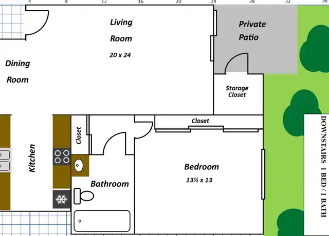 Property at 12311 Old Pomerado Rd Unit 4, Poway, CA, 92064, 1 bed, 1 bath, [object Object]
