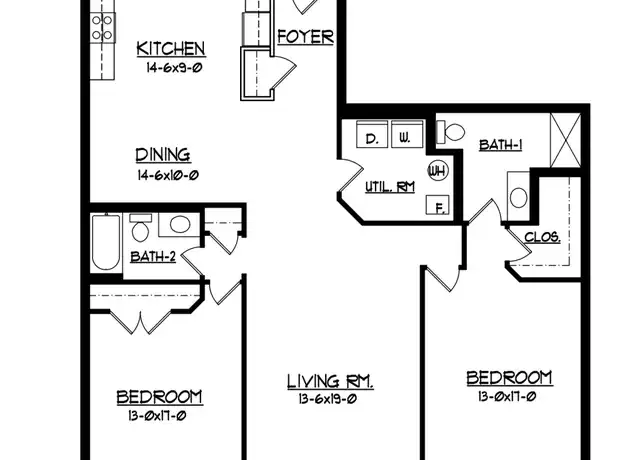 Property at 2179 Sycamore Rd Unit 2 Bedroom, DeKalb, IL, 60115, 2 beds, 2 baths, [object Object]