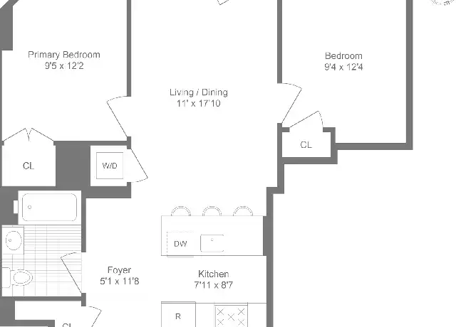 Property at 111 Montgomery St Unit 11-N, Brooklyn, NY, 11225, 2 beds, 1 bath, [object Object]