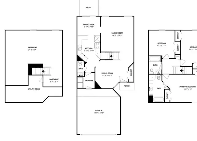 Property at 1645 Saint Ann Dr Unit 2, Hanover Park, IL, 60133, 3 beds, 2.5 baths, [object Object]