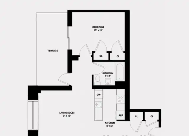 Property at 550 Prospect Pl Unit 704, Brooklyn, NY, 11238, 1 bed, 1 bath, [object Object]