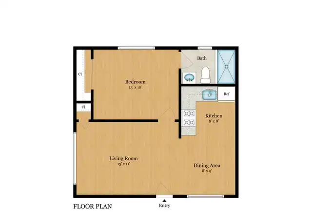 Property at 1427 El Camino Real Unit 01, Burlingame, CA, 94010, 1 bed, 1 bath, [object Object]