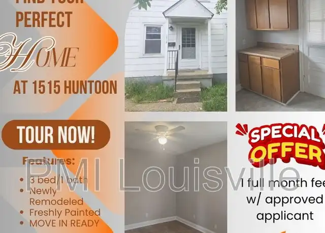 Property at 1515 Huntoon Ave, Louisville, KY, 40215, 3 beds, 1 bath, [object Object]
