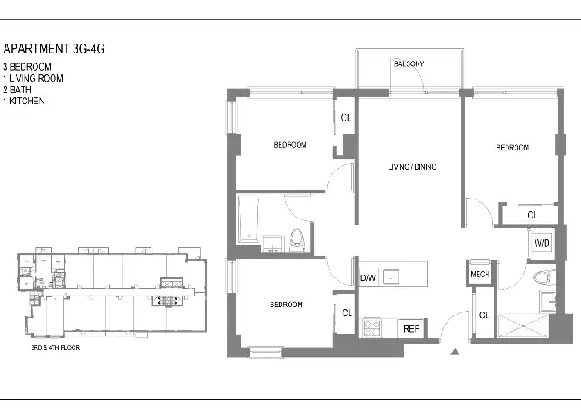 Property at 595 Baltic St Unit 3/G, Brooklyn, NY, 11217, 3 beds, 2 baths, [object Object]